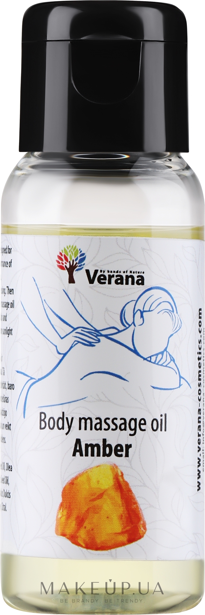 Массажное масло для тела «Amber» - Verana Body Massage Oil  — фото 30ml