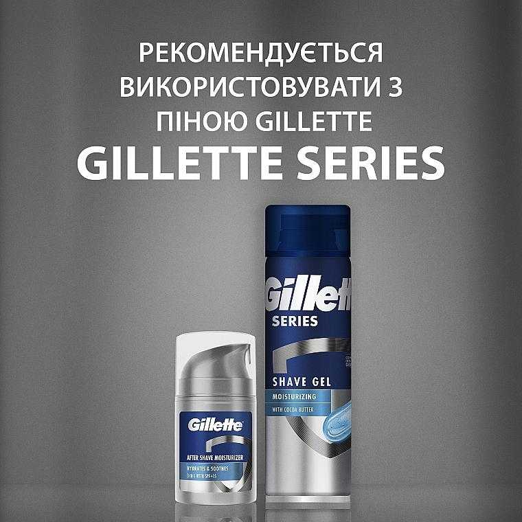 УЦЕНКА Бальзам после бритья 3в1 "Мгновенное увлажнение" SPF15 - Gillette Pro Instant Hydration After Shave Balm SPF15 For Men * — фото N8