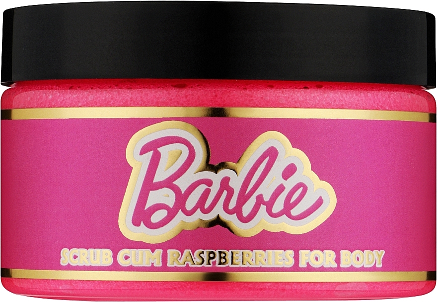 Скраб-жуйка для тіла "Малина" - Top Beauty Barbie Scrub Gum — фото N1
