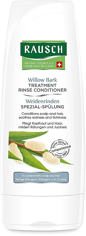 Кондиционер для волос оздоравливающий - Rausch Treatment Conditioner With Willow Bark — фото N1