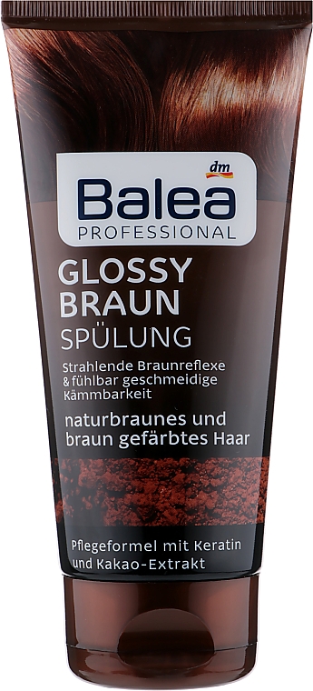 Бальзам-ополіскувач для волосся - Balea Glossy Brown Conditioner Balm — фото N2