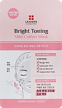 Парфумерія, косметика Тканинна маска - Leaders Ex Solution Mild Cotton Mask Bright Toning