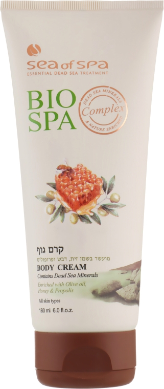 Крем для тела с оливковым маслом, мёдом и прополисом - Sea Of Spa Bio Spa Anti-Aging Body Cream with Olive Oil, Honey & Propolis 