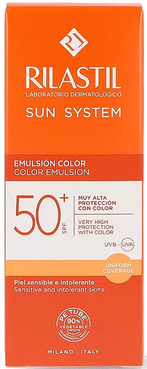 Эмульсия для лица - Rilastil Sun System Colour Emulsion SPF50+ — фото N2