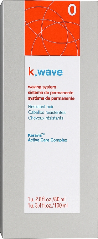 Двухкомпонентная химическая завивка для жестких волос - Lakme K.Wave Waving System for Resistant Hair 0 — фото N1