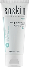 Парфумерія, косметика Очищувальна маска для жирної й комбінованої шкіри обличчя - Soskin Purifying Mask