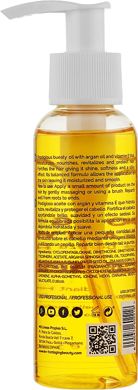 Восстанавливающее масло для волос - KV-1 Final Touch Prodigious Beauty Oil — фото N2