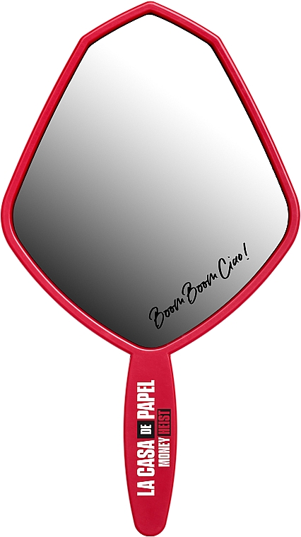 Дзеркало, червоне - NYX Professional Makeup La Casa De Papel Money Heist Hand Held Mirror — фото N5