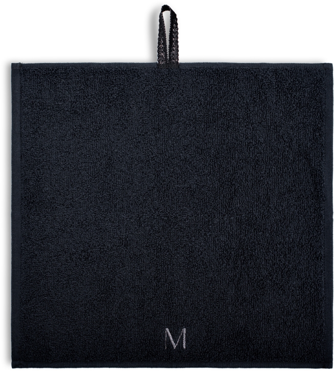 Дорожный набор полотенец для лица, черные "MakeTravel" - MAKEUP Face Towel Set — фото N4