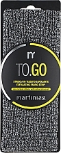  Тканинна стрічка для пілінгу з активованим вугіллям - Martini Spa Exfoliating Strip — фото N1