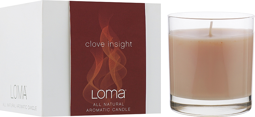 УЦЕНКА Ароматическая свеча "Гвоздика" - Loma Clove Insight Candle * — фото N2