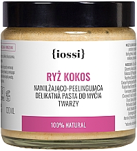 Парфумерія, косметика Паста для очищення обличчя "Рис і кокос" - Iossi