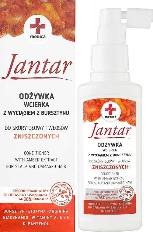 Кондиціонер для пошкодженого волосся з екстрактом бурштину - Farmona Jantar Medica Conditioner with Amber Extract — фото N2