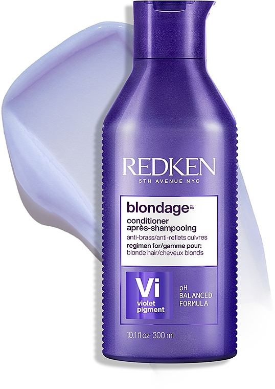 Кондиціонер для нейтралізації небажаної жовтизни освітленого волосся - Redken Color Extend Blondage Сonditioner — фото N2