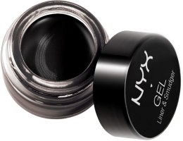 Парфумерія, косметика УЦІНКА Гелева матова підводка для очей - NYX Professional Makeup Gel Liner And Smudger *