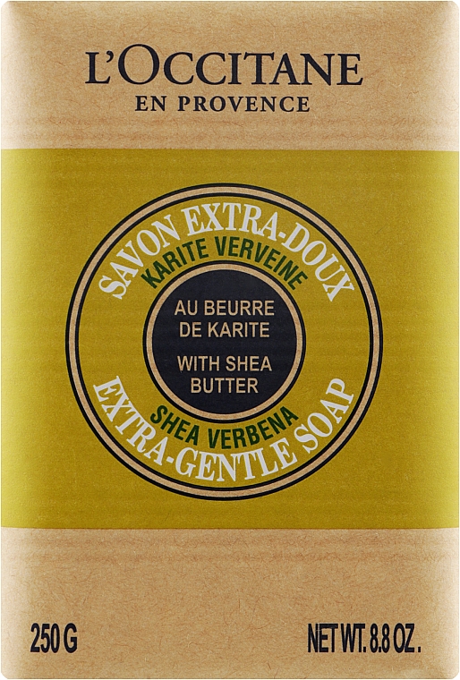 Мило "Каріте-молоко" - L'occitane Shea Butter Extra Gentle Soap-Milk — фото N3