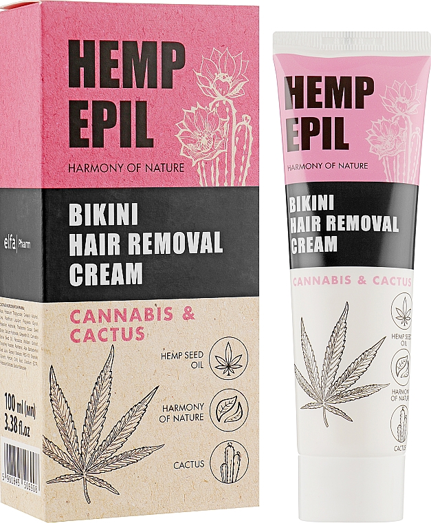 Крем для депіляції бікіні - Hemp Epil Bikini Hair Removal Cream — фото N2