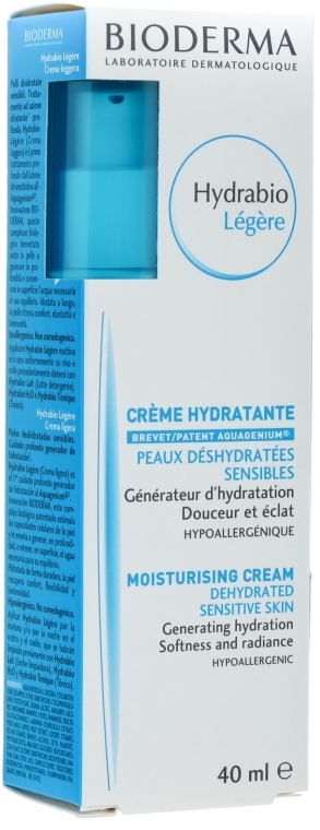 Увлажняющий крем - Bioderma Hydrabio Light Moisturising Cream