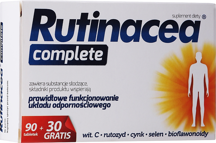 Диетическая добавка в таблетках - Aflofarm Rutinacea Complete — фото N1
