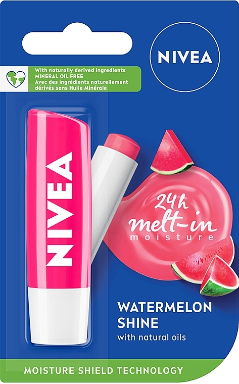 Бальзам для губ "Кавунове сяйво" - NIVEA Watermelon Shine — фото N1