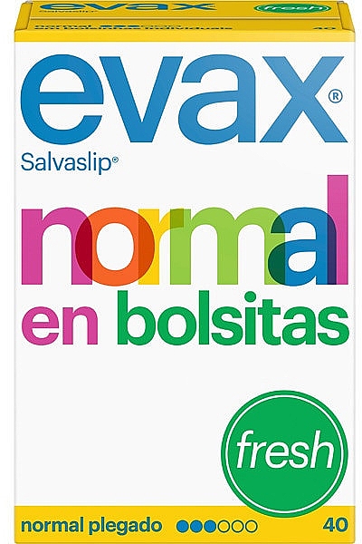 Ежедневные прокладки, 40шт - Evax Salvaslip Normal Fresh  — фото N1