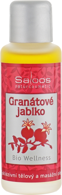 Массажное масло для тела "Гранат" - Saloos Pomegranate Massage Oil — фото N1