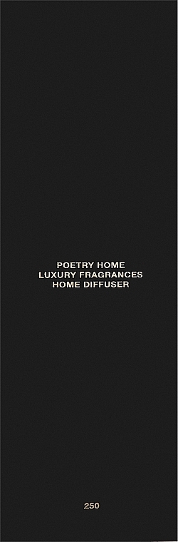 Poetry Home L’etreinte De Paris Black Square Collection - Парфюмированный диффузор — фото N3