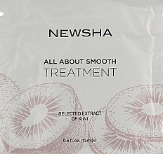 Парфумерія, косметика Маска для зволоження й розгладжування волосся - Newsha All About Smooth Treatment (пробник)