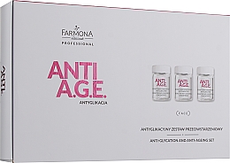 Духи, Парфюмерия, косметика Набор - Farmona Professional Anti A.G.E. (f/conc/10x5ml + f/mask/10x(2x8ml) + f/ser/10x5ml)