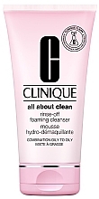 ПОДАРУНОК! Мус очищуючий для нормальної шкіри - Clinique Rinse-Off Foaming Cleanser (міні) — фото N1