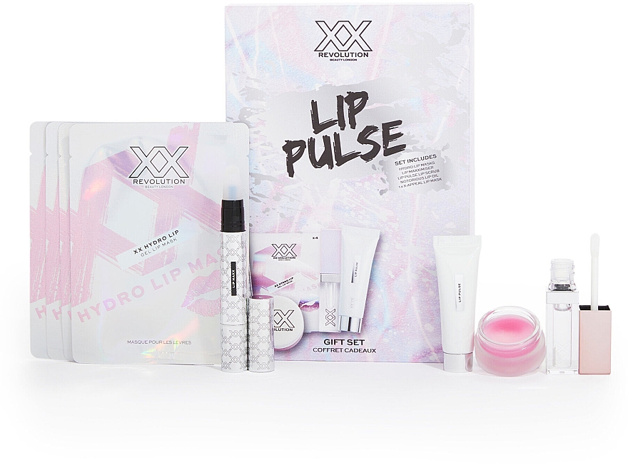 Набор, 5 продуктов - XX Revolution Lip Pulse Makeup Gift Set — фото N1
