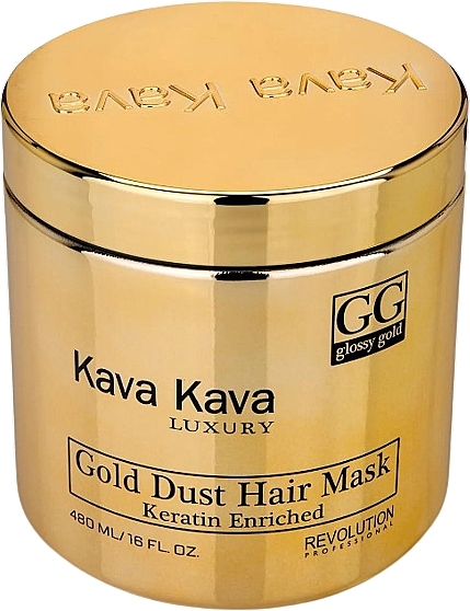 Маска для волосся "Золотий пил" - Kava Kava Gold Dust Hair Mask — фото N1