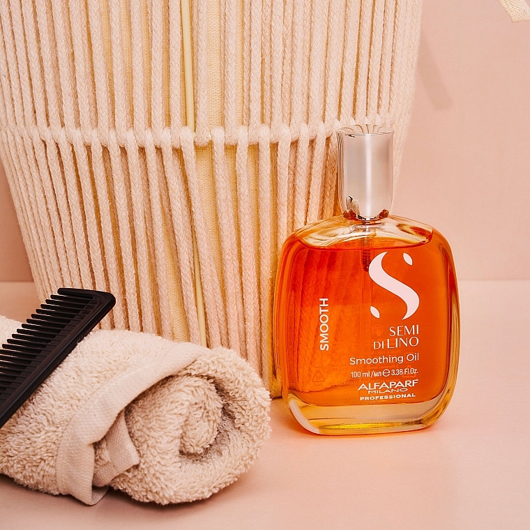 Олія для волосся - Alfaparf Semi di Lino Smooth Oil — фото N5