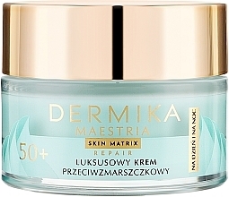 Парфумерія, косметика Розкішний крем проти зморщок 50+ на день і ніч для зрілої та чутливої шкіри - Dermika Maestria Skin Matrix