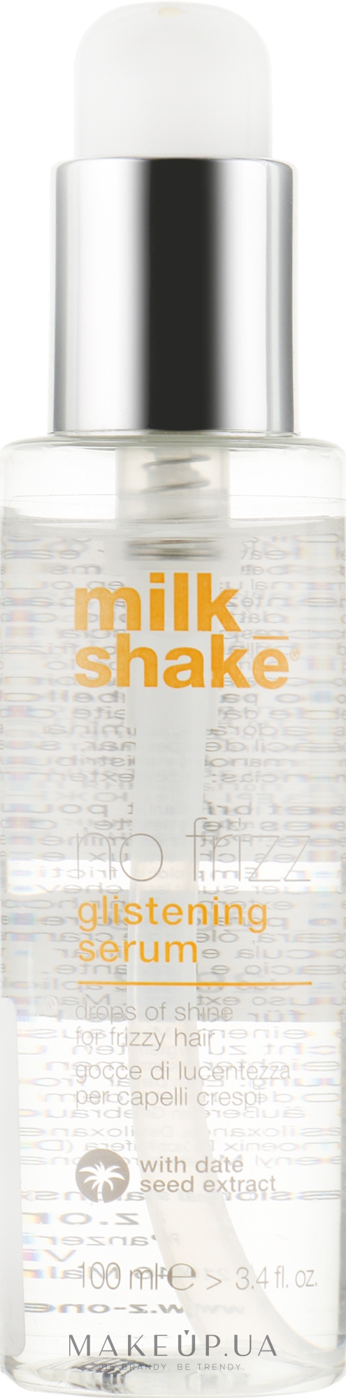 Сироватка для блиску волосся - Milk_Shake No Frizz Glistening Serum — фото 100ml