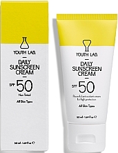 Духи, Парфюмерия, косметика Солнцезащитный крем SPF 50 для лица - Youth Lab. Daily Sunscreen Cream SPF 50