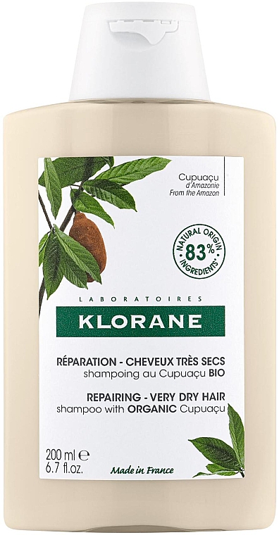 Шампунь для волос - Klorane Cupuacu Nourishing & Repairing Shampoo