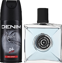 Denim Black - Набір (ash/lot/100ml + deo/150ml + bag) — фото N3