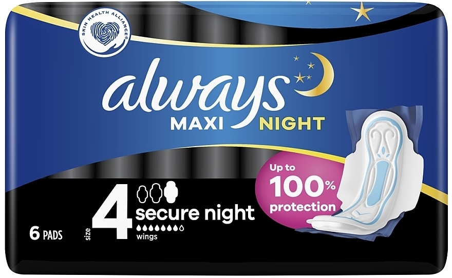 Гигиенические прокладки, 6 шт. - Always Classic Night Maxi — фото N2
