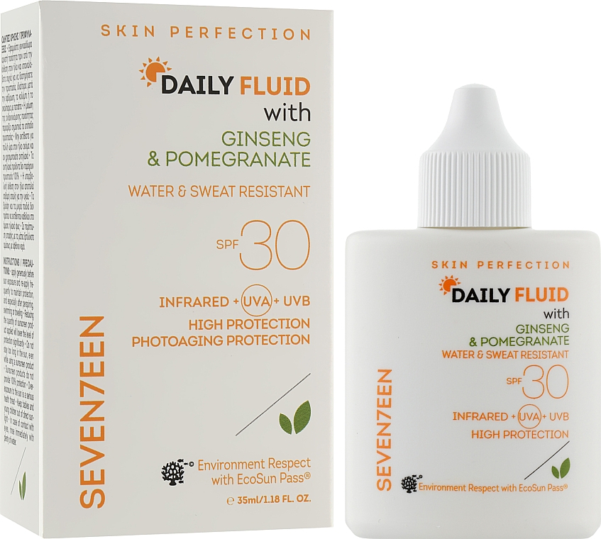 Крем сонцезахисний SPF 30 - Seventeen Skin Perfection Daily Fluid SPF 30 — фото N2