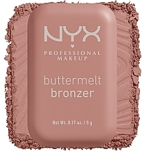 Бронзирующая крем-пудра для лица - NYX Professional Makeup Buttermelt Bronzer — фото N2