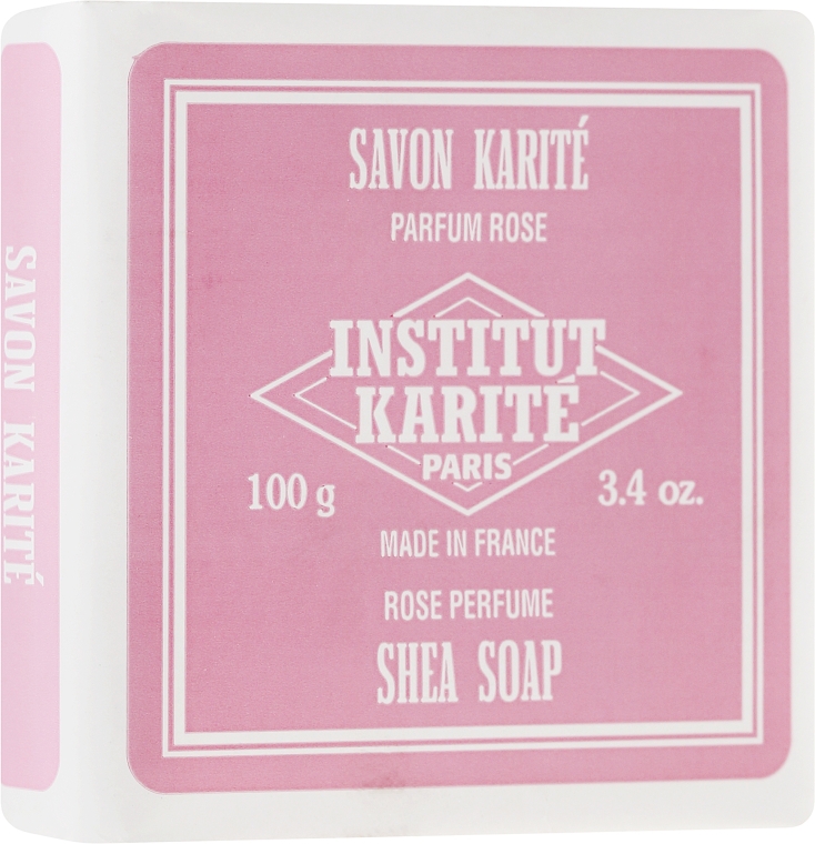 Мыло - Institut Karite Shea Soap Rose — фото N1