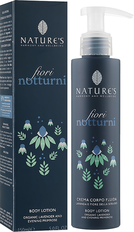 Лосьйон для тіла - Nature's Fluid Body Cream Night Flowers — фото N2