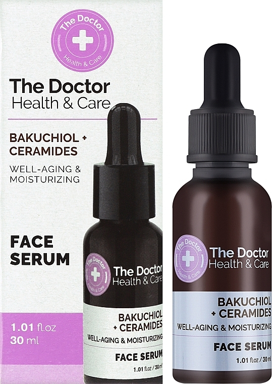 Сыворотка для лица - The Doctor Health & Care Bakuchiol + Ceramides Face Serum — фото N2