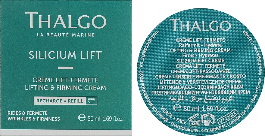 Подтягивающий и укрепляющий крем для лица - Thalgo Silicium Lift Intensive Lifting & Firming Cream (сменный блок) — фото N2