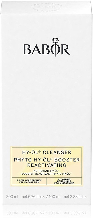 Набор - Babor Cleansing HY-ÖL & Phyto HY-ÖL Booster Reactivating Set (oil/200ml + cleanser/100ml) — фото N1