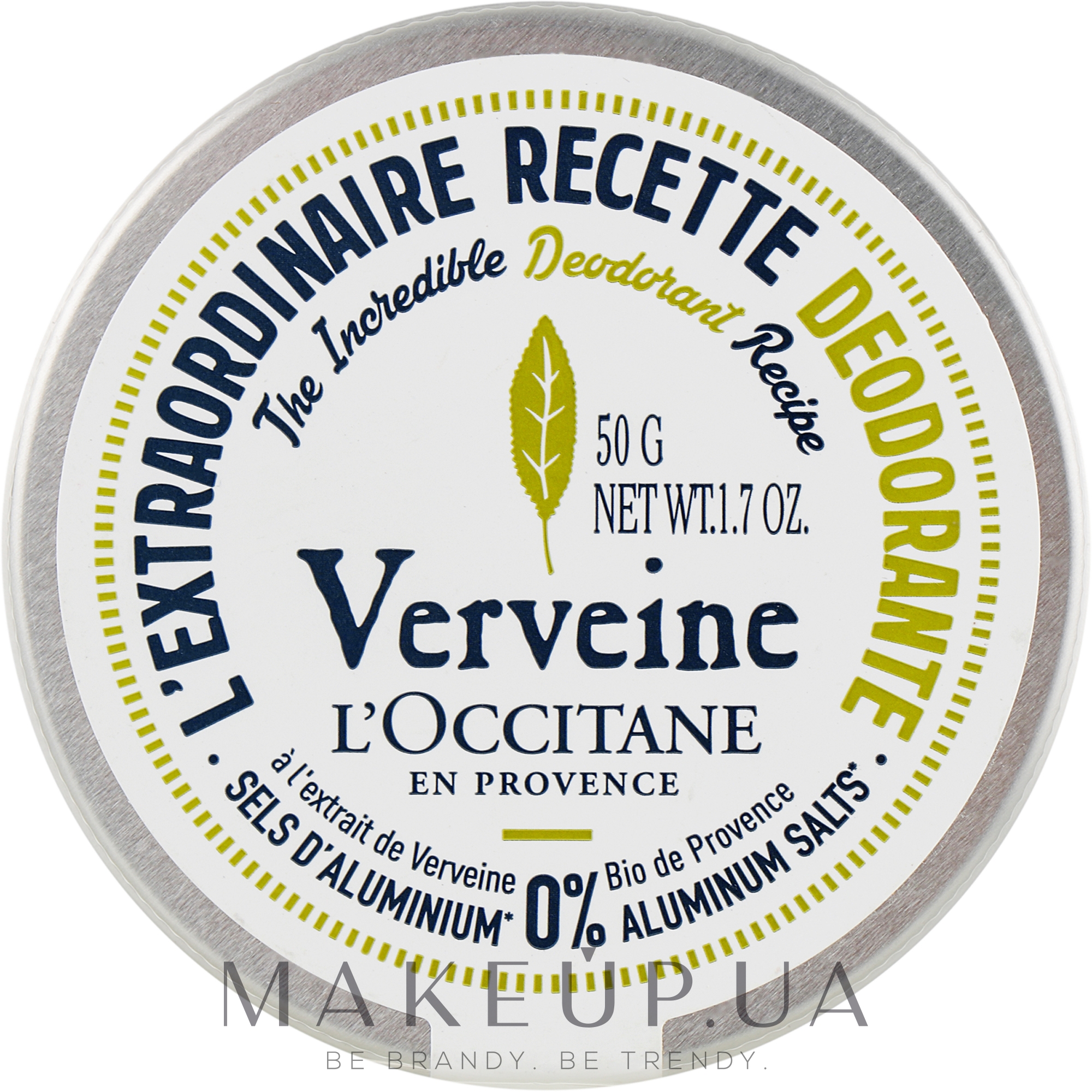 Крем-дезодорант "Вербена" - L'Occitane Verbena Deodorant — фото 50g
