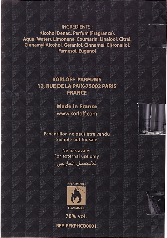 Korloff Paris Pour Homme - Парфумована вода (пробник) — фото N2