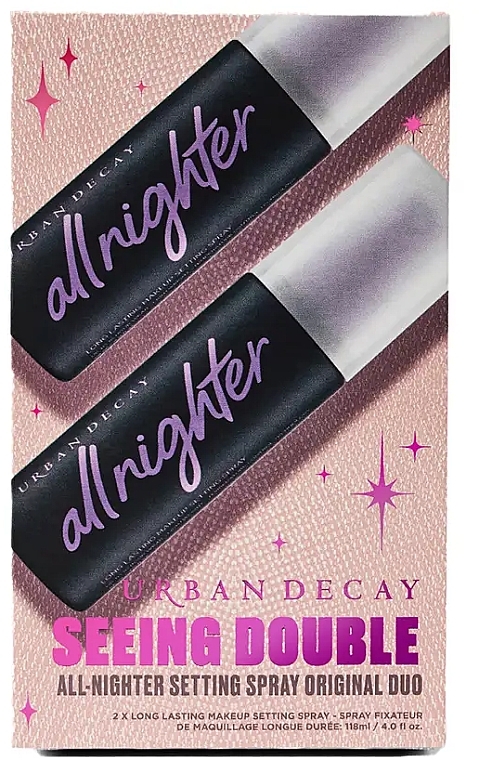 Набор - Urban Decay All Nighter Seeing Double (spray/2x118ml) — фото N2