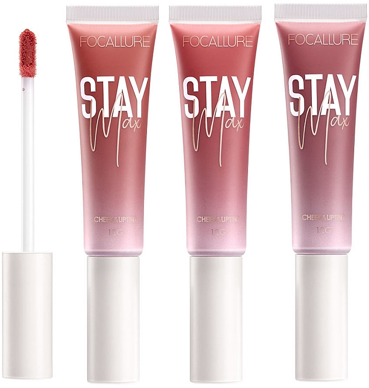 Тинт для губ и щек - Focallure Staymax Lip & Cheek Tint Lip Care